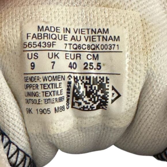 Converse Chuck Taylor All-Stars Metallic Rainbow Sneakers - Picture 5 of 5